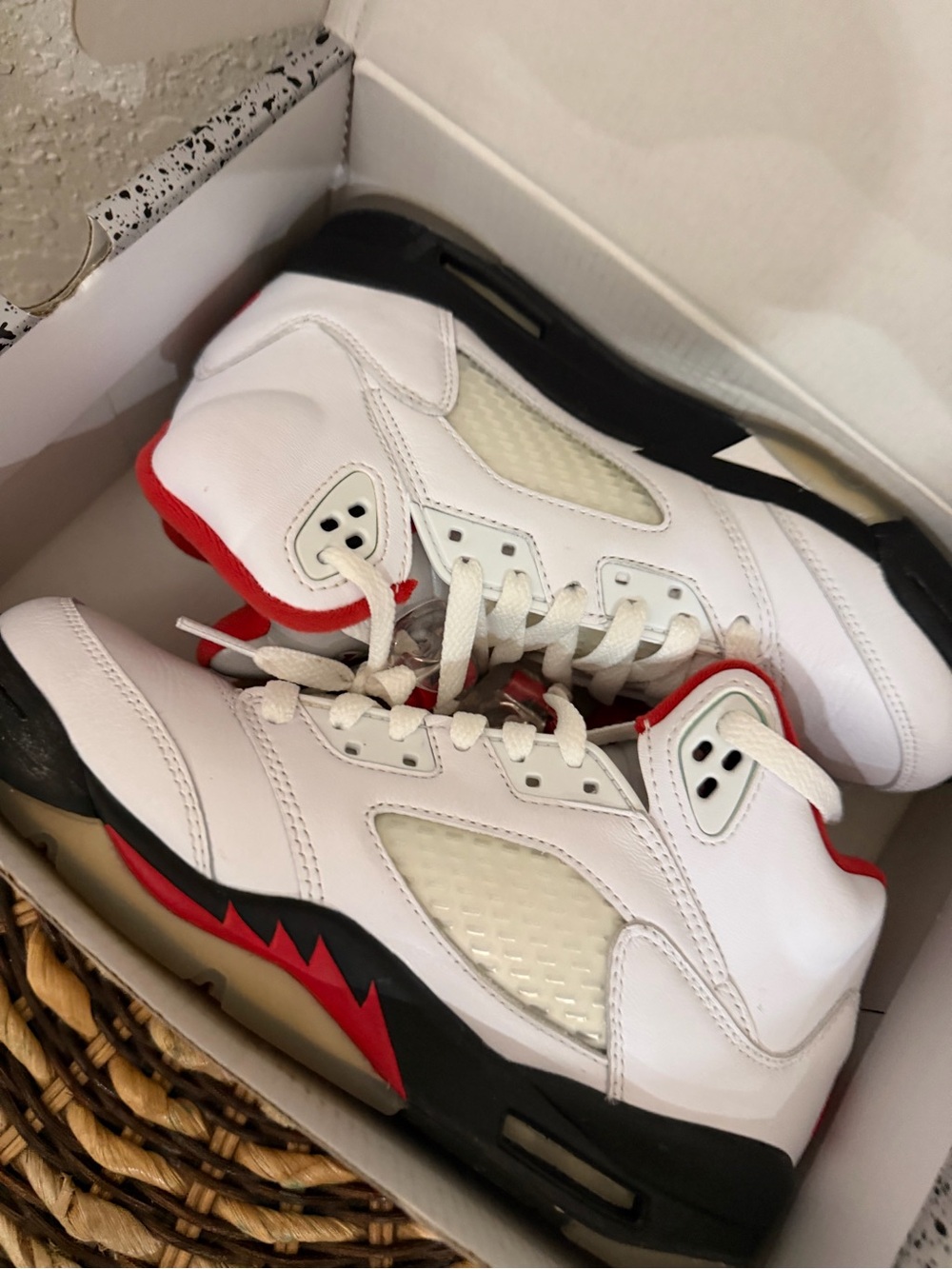Nike Air Jordan 5 Retro "Fire Red" sneakers